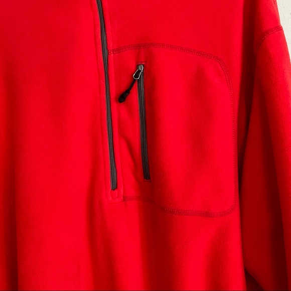 Narragansett Traders Red Fleece Midweight Men’s 1/4 Zip Pullover Jacket NWT - XL - Picture 5 of 8